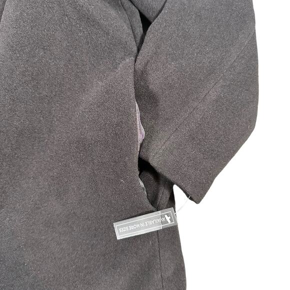 Halogen Black Double Face Open Coat Size XL - Picture 6 of 8